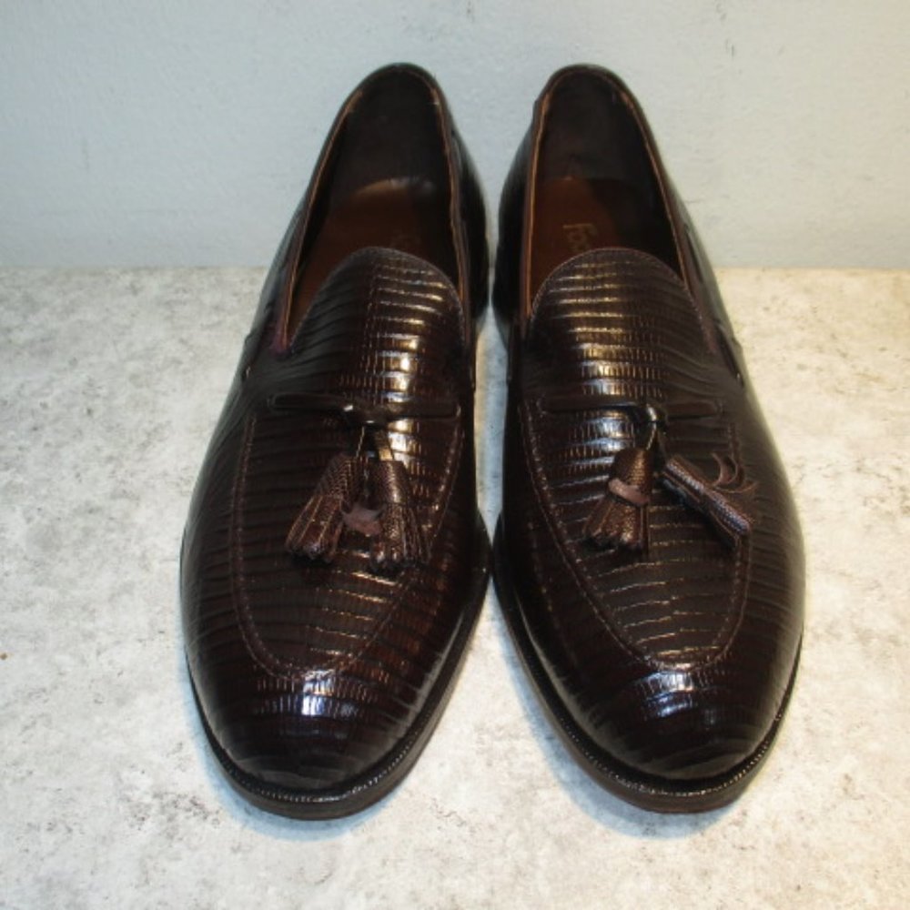 FootJoy Classics Genuine Lizard Tassel Loafers 9.5